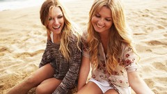 Nature woman Friends blondes smiling brunettes teen