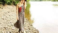 Nature woman hats blondes models