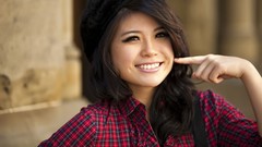 Nature woman smiling complex magazine beanies