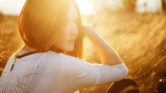 Nature woman sunlight