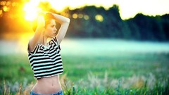 Nature woman sunlight Aleksandra Wydrych The Devils