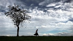 Nature woman three lonely