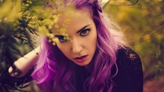 Nature woman vampire poison purple hair