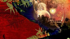 Nature yellow orange abstract