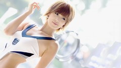 Navel asians bangs models supermodels Song Jina