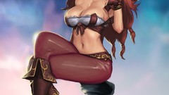 Navel League of Legends candy canes Miss Fortune