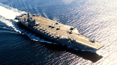 Navy aircraft carriers. USS
