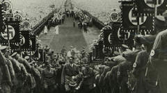 Nazi Adolf Hitler monochrome