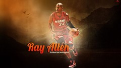 Nba baskets miami heat Ray Allen