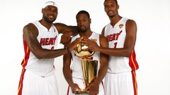 Nba chris bosh lebron james miami heat dwyane wade