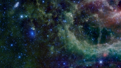 Nebulae multiscreen outer space