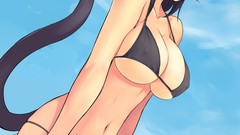 Nekomimi animal ears cat ears tails bikini original characters
