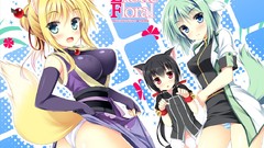 Nekomimi animal ears dog days three girls shimapan erect 