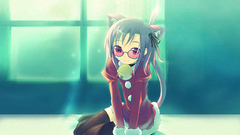 Nekomimi animal ears meganekko