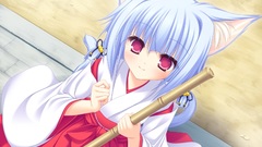 Nekomimi animal ears miko