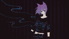 Nekomimi loveless purple hair