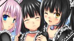 Nekomimi maid costumes