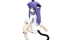 Nekomimi purple hair animal