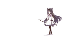 Nekomimi purple hair animal