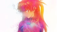 neon genesis evangelion asuka langley soryu Simple Background