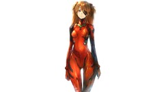 neon genesis evangelion asuka langley soryu Simple Background