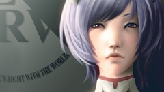 Neon genesis evangelion ayanami rei artwork digital art