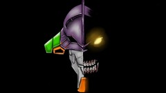 neon genesis evangelion EVA Unit 01 Anime Simple Background
