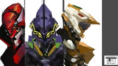 neon genesis evangelion EVA Unit 02 EVA Unit 00 EVA Unit 01