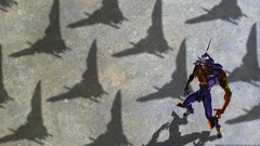 Neon genesis evangelion EVAs