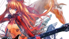 Neon genesis evangelion guitars