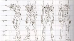 Neon genesis evangelion sketches