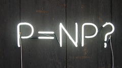 Neon lamp mathematics logic