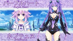 Neptune cleavage Hyperdimension Neptunia Purple Heart