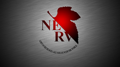 NERV logo Anime neon