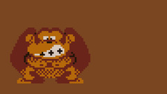 Nes game console donkey