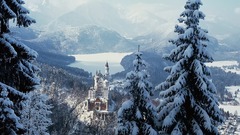 Neuschwanstein Castle winter Castles