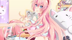 New year Christmas Anime Manga vocaloid megurine luka