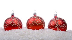 New year Christmas Ribbons ornaments happy new year Christmas 