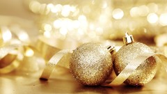 New year Christmas Ribbons ornaments happy new year Christmas 