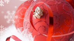 New year Christmas Ribbons ornaments happy new year Christmas 