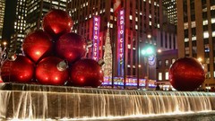 New year Christmas Ribbons ornaments happy new year Christmas 