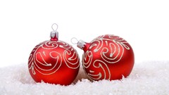New year Christmas Ribbons ornaments happy new year Christmas 