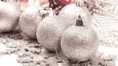 New year Christmas Ribbons ornaments happy new year Christmas 