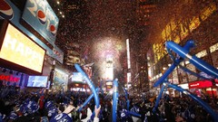 New year Confetti Times Square celebration