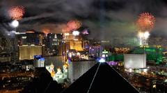 New year Las Vegas fireworks