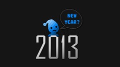 New year minimalistic