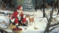 New year santa claus