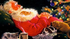 New year santa claus