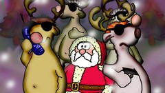 New year santa claus