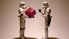 New year star wars presents stormtroopers